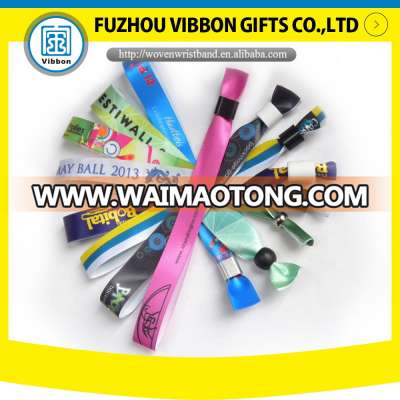 cool satin wristband with full colour printing